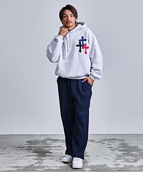 JEMORGAN(ジェーイーモーガン)の「『JEMORGAN LONG JOHNS/ジェーイーモーガンロングジョーンズ』ビッグワッフルフルロングパンツ【+】(スラックス・メンズ・オートミール/杢グレー/ネイビー/ブラウン/ブラック・XL/L/M)」の17枚目の写真