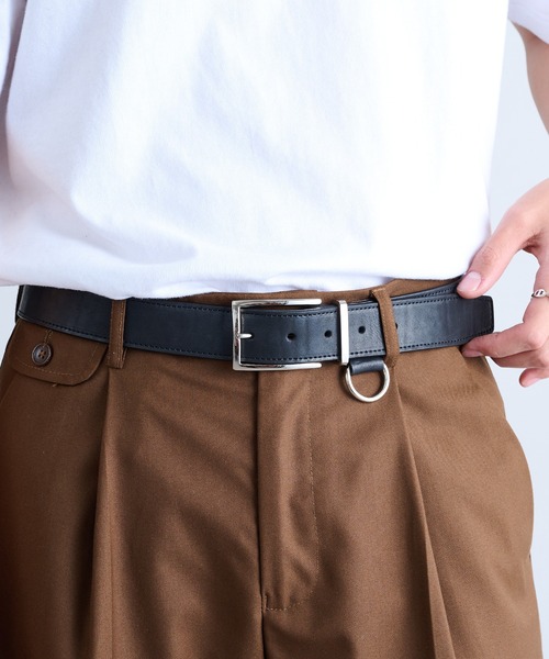 【PADRONE】Buckle belt/Dリングベルト