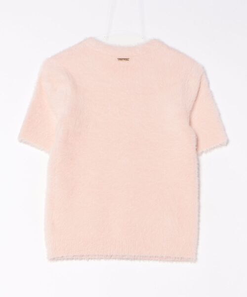 MICHAEL KORS(マイケルコース)の「フェザー テクスチャー クルーネック(ニット/セーター・レディース・ピンク系・S/M/L/XS/XL)」の2枚目の写真