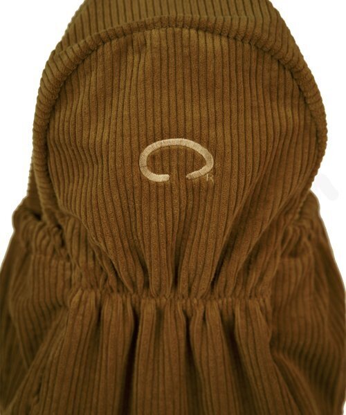 CHOROK STUDIO(チョロクスタジオ)の「Corduroy Peanut Bag #5 (Olive)(バックパック/リュック・レディース・ダークブラウン・FREE)」の2枚目の写真