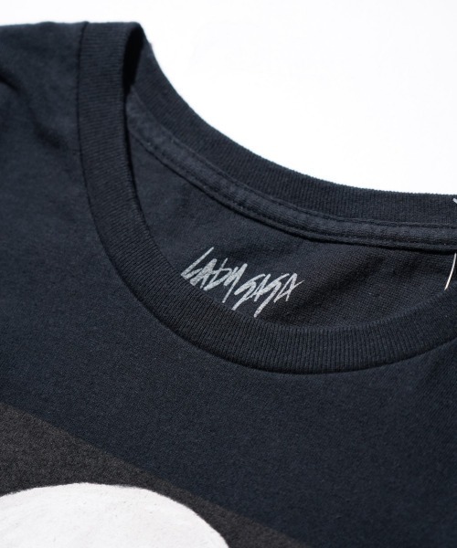 THRIFTY LOOK(スリフティールック)の「THRIFTY LOOK / スリフティールック "LADY GAGA"TEE レディーガガ バンドTシャツ ユーズド加工(Tシャツ/カットソー・メンズ・ブラック・LARGE/MEDIUM/X-LARGE)」の3枚目の写真