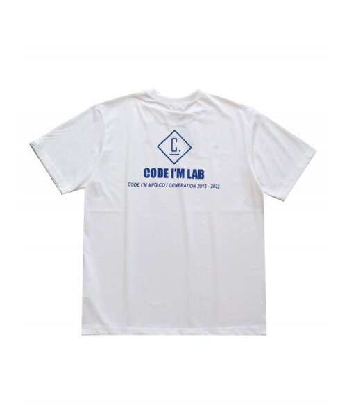 CODE I'M(コードアイエム)の「LABロゴプリントオーバーサイズ半袖Tシャツホワイト(Tシャツ/カットソー・メンズ・その他・MEDIUM/LARGE)」の6枚目の写真