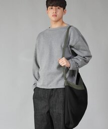 SAINTCREW（セントクルー）の「ビッグサイズ Nストラップバックルクロスバッグ BNB-126 カーキブラック（メッセンジャーバッグ）」