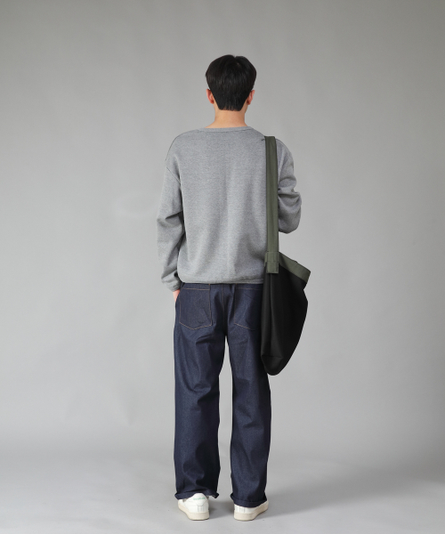 SAINTCREW(セントクルー)の「ビッグサイズ Nストラップバックルクロスバッグ BNB-126 カーキブラック(メッセンジャーバッグ・メンズ・その他・フリー)」の8枚目の写真