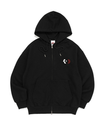 K-STAR LOGO HOOD ZIP-UP (BLACK)
