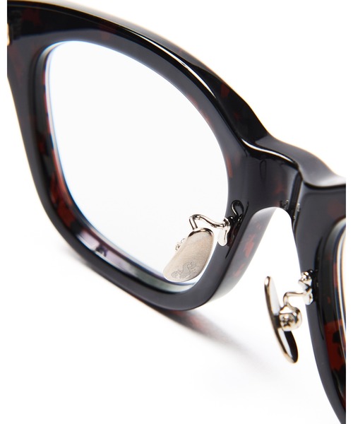 SOPHNET.（ソフネット）の「備長炭 SQUARE GLASSES（メガネ・メンズ・ネイビー/ブラック/ブラウン・FREE）」の6枚目の写真