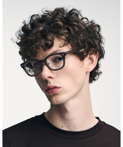 SOPHNET.（ソフネット）の「備長炭 SQUARE GLASSES（メガネ・メンズ・ネイビー/ブラック/ブラウン・FREE）」の4枚目の写真