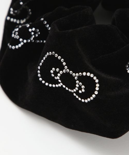 JEANASIS(ジーナシス)の「【ハローキティ】ベロアシュシュ/632817(シュシュ・レディース・ブラック/ブラウン・FREE)」の5枚目の写真