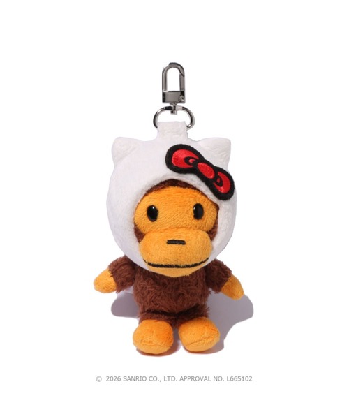 A BATHING APE HELLO KITTY キーホルダー BAPE X HELLO KITTY PLUSH DOLL KEYCHAIN（キーホルダー）｜A BATHING