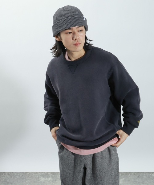 BAYFLOW（ベイフロー）の「HUG FITスウェットプルオーバー（スウェット・メンズ・レッド/チャコール/ライトブルー/グレー・MEDIUM/LARGE）」の2枚目の写真