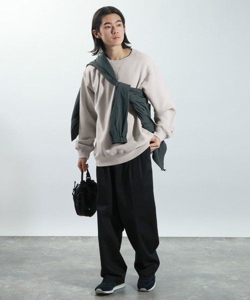 BAYFLOW（ベイフロー）の「HUG FITスウェットプルオーバー（スウェット・メンズ・レッド/チャコール/ライトブルー/グレー・MEDIUM/LARGE）」の6枚目の写真