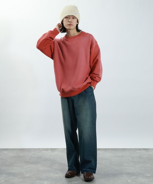 BAYFLOW（ベイフロー）の「HUG FITスウェットプルオーバー（スウェット・メンズ・レッド/チャコール/ライトブルー/グレー・MEDIUM/LARGE）」の11枚目の写真