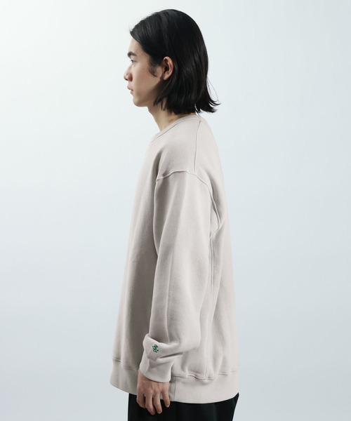 BAYFLOW（ベイフロー）の「HUG FITスウェットプルオーバー（スウェット・メンズ・レッド/チャコール/ライトブルー/グレー・MEDIUM/LARGE）」の16枚目の写真