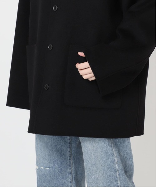 FRAMeWORK（フレームワーク）の「≪追加≫ハミルトンバルカラーミドルコート 4（グレー）（ステンカラーコート・レディース・チャコールグレー・36/38）」の17枚目の写真