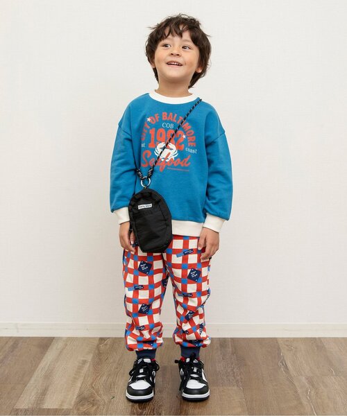 BREEZE（ブリーズ）の「one by more ネックポーチ（ポーチ・キッズ・ブルー/ブラック・FREE）」の3枚目の写真