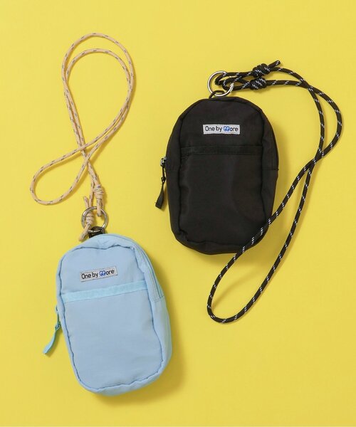 BREEZE（ブリーズ）の「one by more ネックポーチ（ポーチ・キッズ・ブルー/ブラック・FREE）」の5枚目の写真