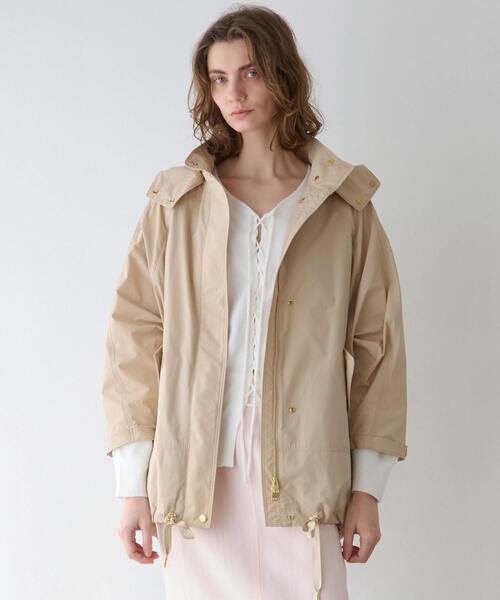 martinique(マルティニーク)の「【WOOLRICH /ウールリッチ】SUMMER ANORAK(ブルゾン・レディース・ライトベージュ・FREE)」の1枚目の写真