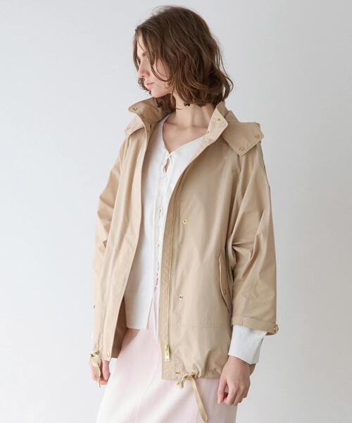 martinique(マルティニーク)の「【WOOLRICH /ウールリッチ】SUMMER ANORAK(ブルゾン・レディース・ライトベージュ・FREE)」の2枚目の写真