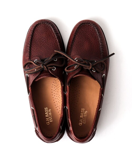 G.H.BASS（ジーエイチバス）の「【G.H.BASS/ジー・エイチ・バス】BA20320 JETTY Ⅱ デッキシューズ（モカシン/デッキシューズ・メンズ・ブラック/ブラウン・28/27/26）」の4枚目の写真
