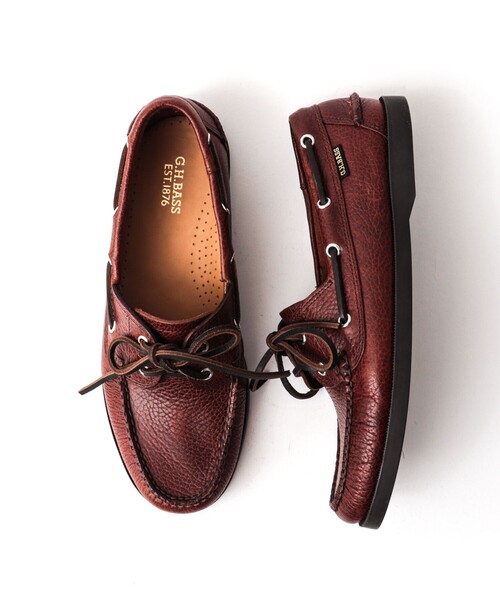 G.H.BASS（ジーエイチバス）の「【G.H.BASS/ジー・エイチ・バス】BA20320 JETTY Ⅱ デッキシューズ（モカシン/デッキシューズ・メンズ・ブラック/ブラウン・28/27/26）」の5枚目の写真