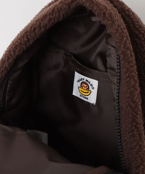 A BATHING APE（アベイシングエイプ）の「ALL BABY MILO MINI FAUX FUR BACKPACK（バックパック/リュック・メンズ・ブラウン・FREE）」の8枚目の写真