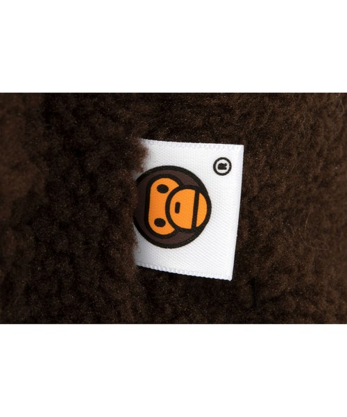 A BATHING APE（アベイシングエイプ）の「ALL BABY MILO MINI FAUX FUR BACKPACK（バックパック/リュック・メンズ・ブラウン・FREE）」の5枚目の写真