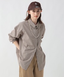 GEORGE'S | スナップボタンチェックシャツ(シャツ/ブラウス)