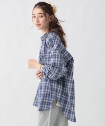 GEORGE'S（ジョージズ）の「スナップボタンチェックシャツ（シャツ/ブラウス）」