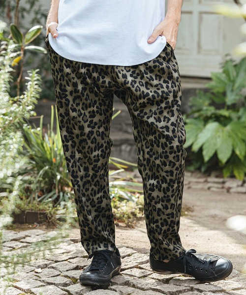 mp14468- Leopard Relax Pants レオパードイージーパンツ(S61926cmb