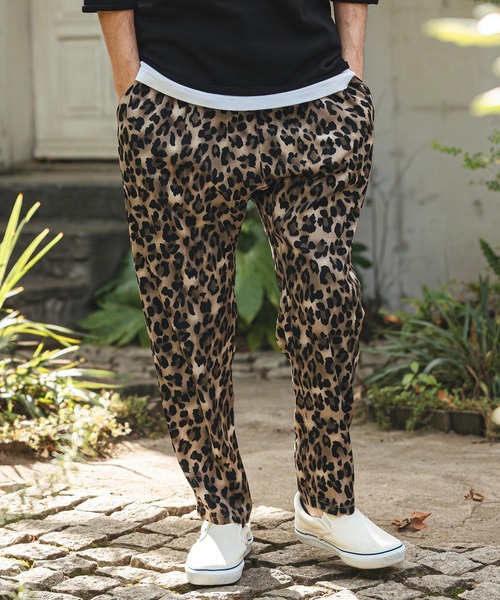 CAMBIO(カンビオ)の「mp14468- Leopard Relax Pants レオパードイージーパンツ(S61926cmb)(その他パンツ・メンズ・チャコール/ベージュ/キャメル/オリーブ・L/M/S)」の5枚目の写真