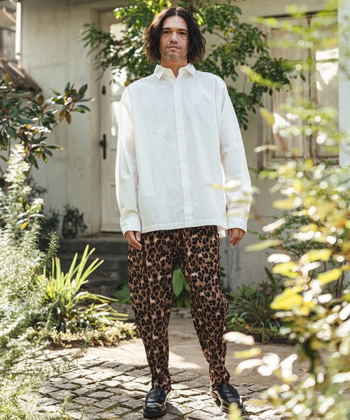 CAMBIO(カンビオ)の「mp14468- Leopard Relax Pants レオパードイージーパンツ(S61926cmb)(その他パンツ・メンズ・チャコール/ベージュ/キャメル/オリーブ・L/M/S)」の12枚目の写真