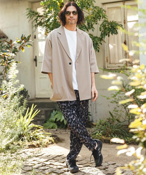 CAMBIO(カンビオ)の「mp14468- Leopard Relax Pants レオパードイージーパンツ(S61926cmb)(その他パンツ・メンズ・チャコール/ベージュ/キャメル/オリーブ・L/M/S)」の16枚目の写真