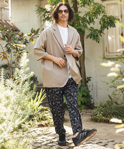 CAMBIO(カンビオ)の「mp14468- Leopard Relax Pants レオパードイージーパンツ(S61926cmb)(その他パンツ・メンズ・チャコール/ベージュ/キャメル/オリーブ・L/M/S)」の18枚目の写真