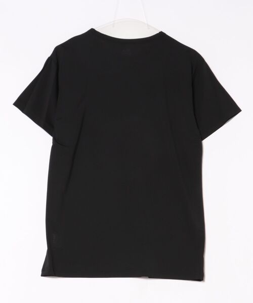 HANES(ヘインズ)の「【HANES/ヘインズ】MOVES 1P NYLON MESH CREW T(Tシャツ/カットソー・メンズ・ホワイト/ブラック・M/L/LL)」の3枚目の写真