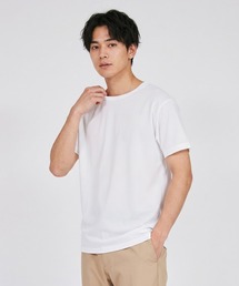 HANES（ヘインズ）の「【HANES/ヘインズ】MOVES 1P NYLON MESH CREW T（Tシャツ/カットソー）」