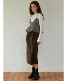 Wool-blend long sleeve T-shirt (ivory)