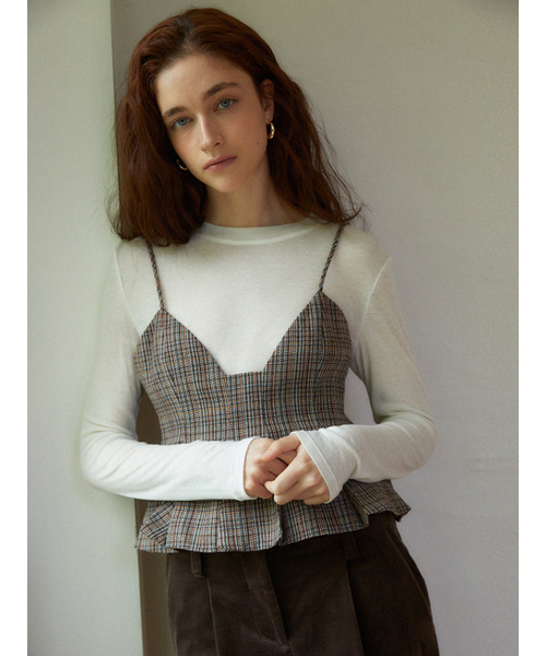 LARGO(ラルゴ)の「Wool-blend long sleeve T-shirt (ivory)(Tシャツ/カットソー・レディース・その他・FREE)」の3枚目の写真