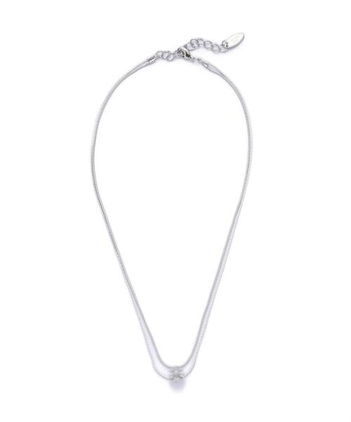 NATURAL BEAUTY BASIC(ナチュラルビューティーベーシック)の「ドームストーンツインネックレス(ネックレス・レディース・シルバー/ゴールド・フリ-)」の1枚目の写真