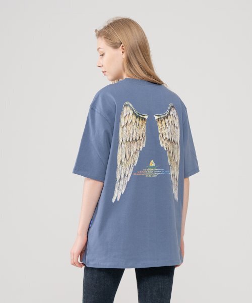 ICONOGRAPHY(アイコノグラフィー)の「WING TATTOO MRBL(Tシャツ/カットソー・メンズ・その他・S/M/L/XL)」の3枚目の写真