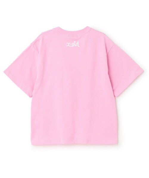X-girl Stages（エックスガールステージス）の「ミルズロゴ半袖Tシャツ（Tシャツ/カットソー・キッズ・ブルー/ブラック/ホワイト/ピンク・140cm/80ｃｍ/90cm/100cm/110cm/120cm/130cm）」の13枚目の写真