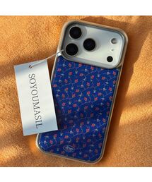 SOYOUMASIL（ソユマシル）の「[シルバー]ピクニックブルーエポキシバンパーケース（スマホケース/カバー）」