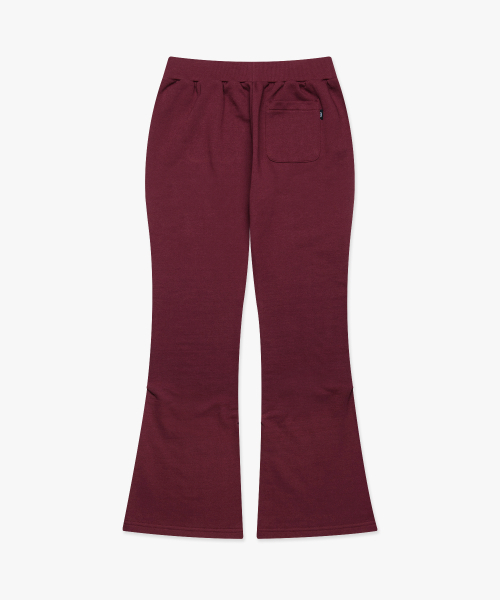 LMCの「WM SHIRRING BOOTS CUT SWEAT PANTS burgundy(スウェットパンツ・レディース・その他・S/M)」の3枚目の写真
