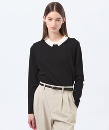 【Bicolor Knit Polo(バイカラーニットポロ)】ロングスリーブ