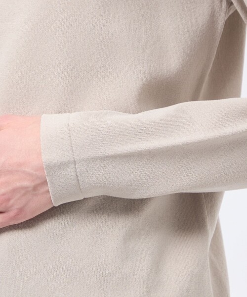 MACKINTOSH PHILOSOPHY(マッキントッシュ フィロソフィー)の「【Bicolor Knit Polo(バイカラーニットポロ)】ロングスリーブ(ニット/セーター・レディース・ピンク系その他2/ベージュ系その他/ブラック・38)」の11枚目の写真