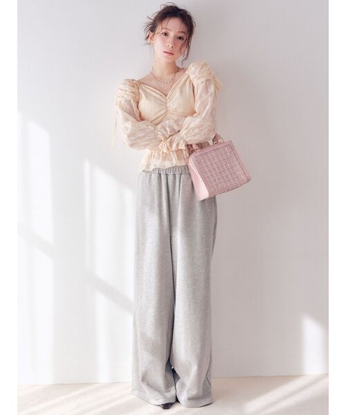 RESEXXY(リゼクシー)の「レイヤードオフショルブラウス(シャツ/ブラウス・レディース・ブラック/ホワイト/オレンジ・FREE)」の19枚目の写真