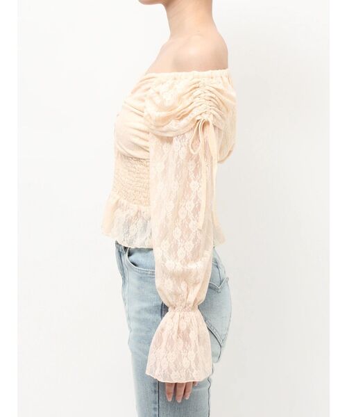 RESEXXY(リゼクシー)の「レイヤードオフショルブラウス(シャツ/ブラウス・レディース・ブラック/ホワイト/オレンジ・FREE)」の21枚目の写真