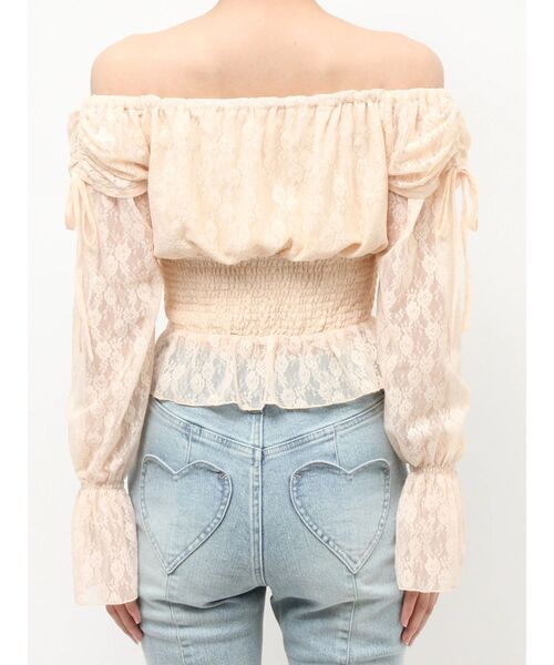 RESEXXY(リゼクシー)の「レイヤードオフショルブラウス(シャツ/ブラウス・レディース・ブラック/ホワイト/オレンジ・FREE)」の22枚目の写真