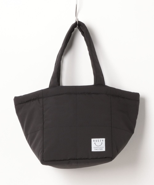 RUSTY(ラスティ)の「【RUSTY/ラスティー】中綿 キルティング トートBAG(トートバッグ・レディース・オレンジ/ブラック/ダークグリーン・FREE)」の14枚目の写真