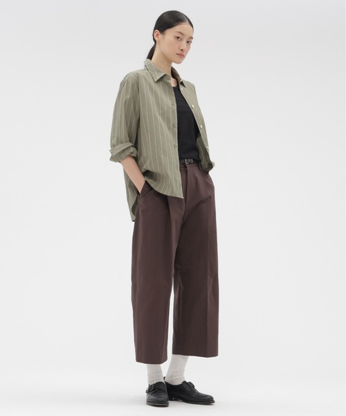 MARGARET HOWELL(マーガレットハウエル)の「COTTON TWILL(その他パンツ・レディース・ブラウン/セージグリーン・1)」の2枚目の写真