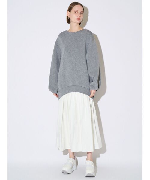 ELENDEEK（エレンディーク）の「フォルムドッキングワンピース（ワンピース・レディース・ブラック/グレー・01/02）」の5枚目の写真